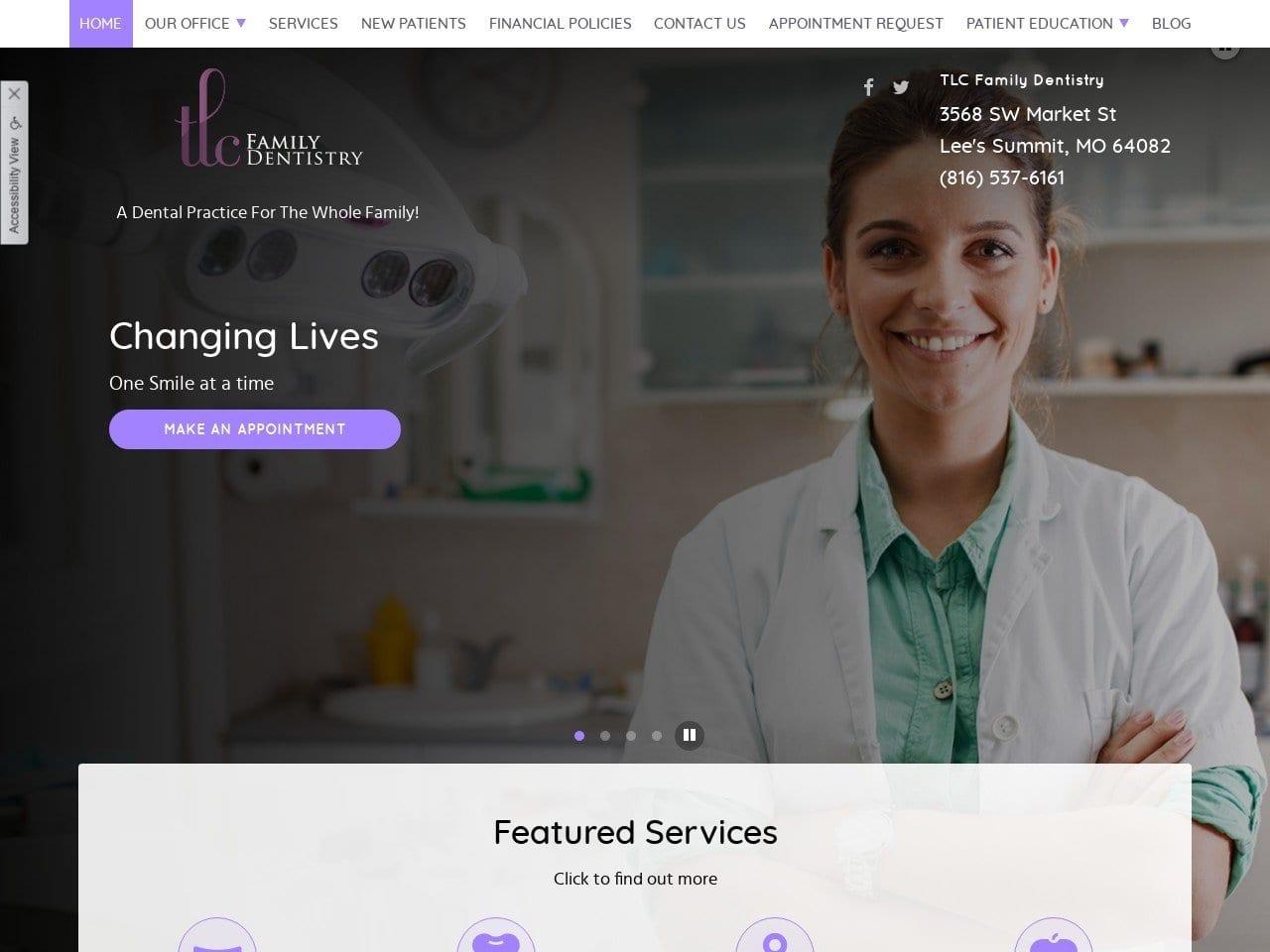 TLC Family Dentistry screenshot