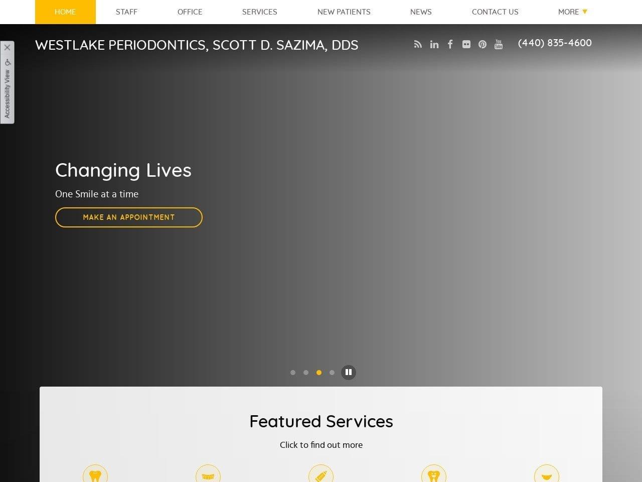 Westlake Periodontics screenshot