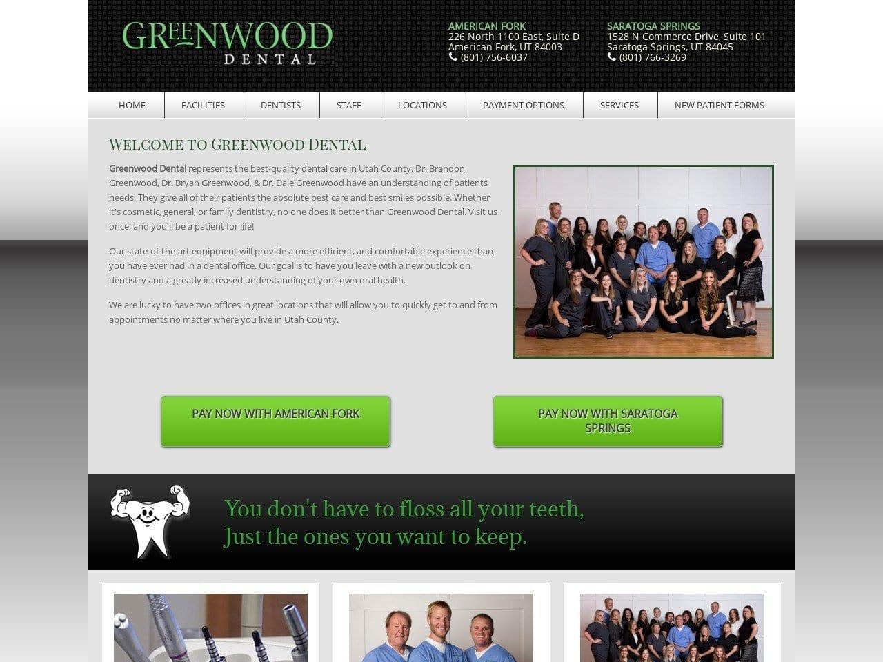 Greenwood Dental screenshot