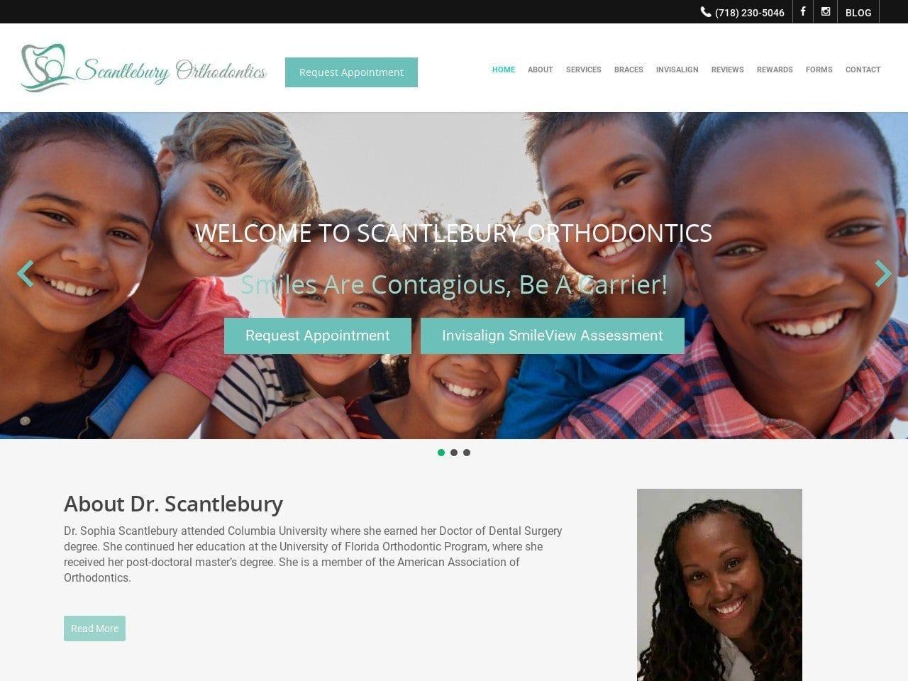 Scantlebury Orthodontics screenshot