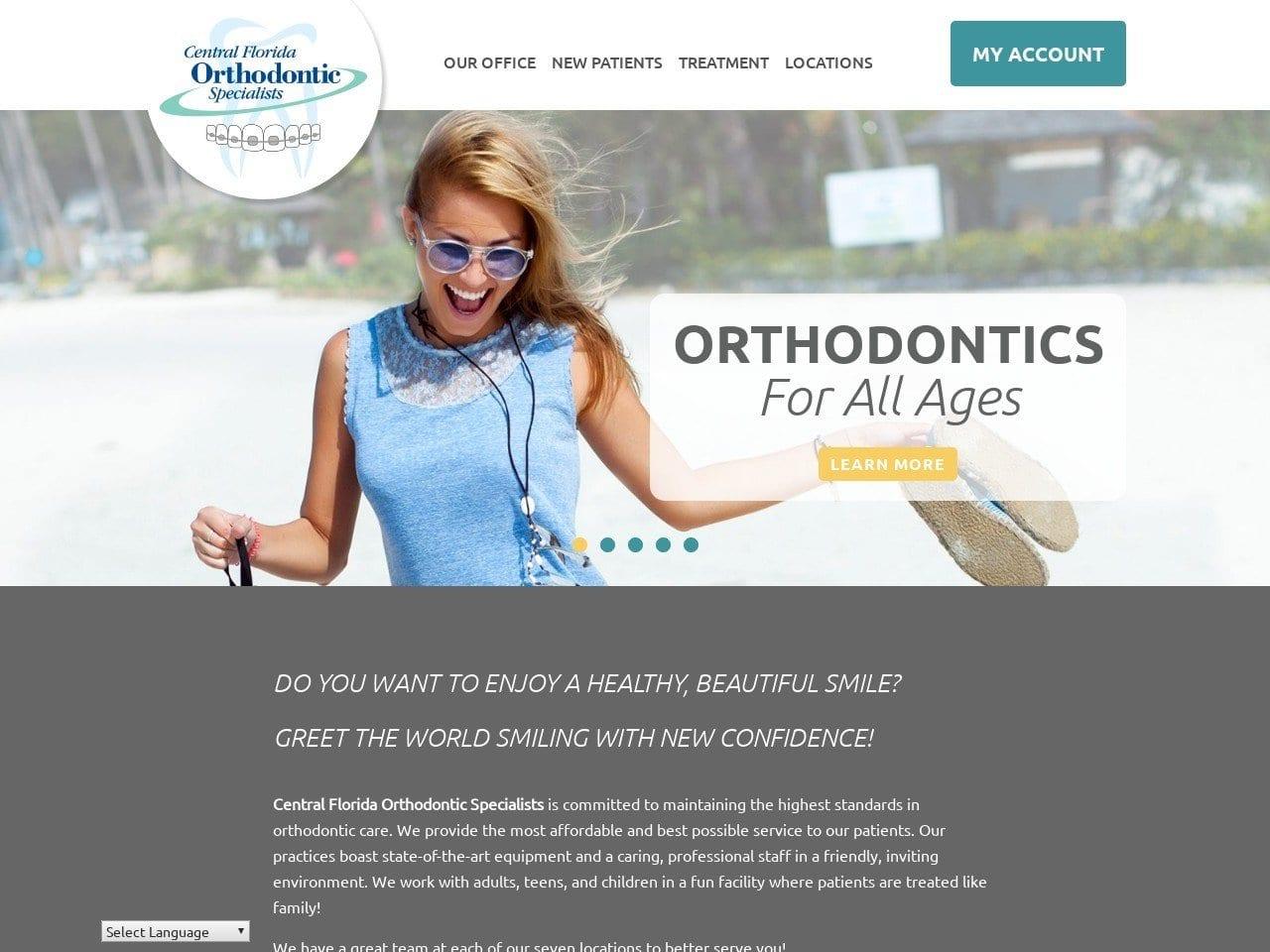 Central Florida Orthodontic Kopuri N Rao DDS screenshot