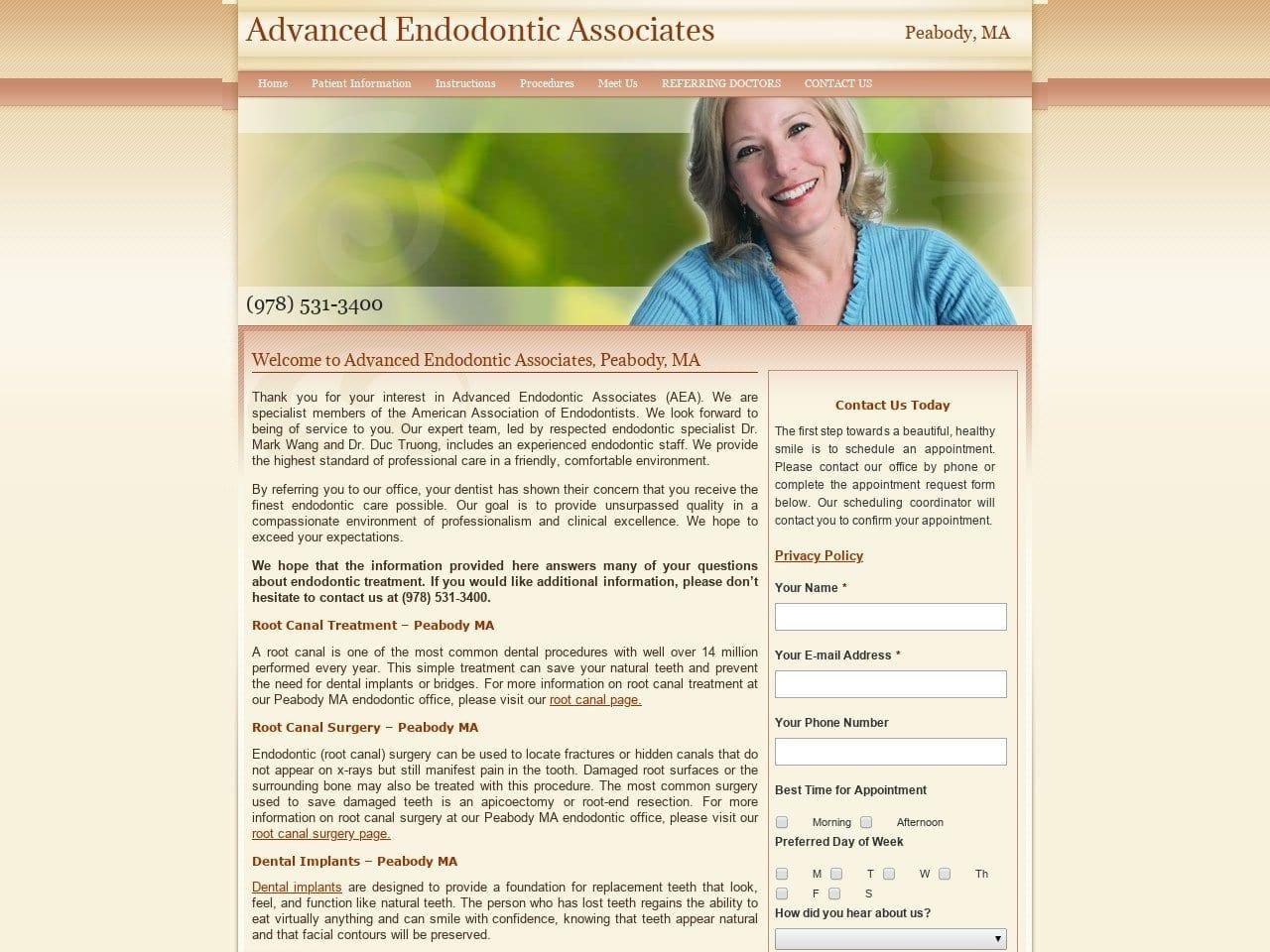 Advanced Endodontic Associates screenshot