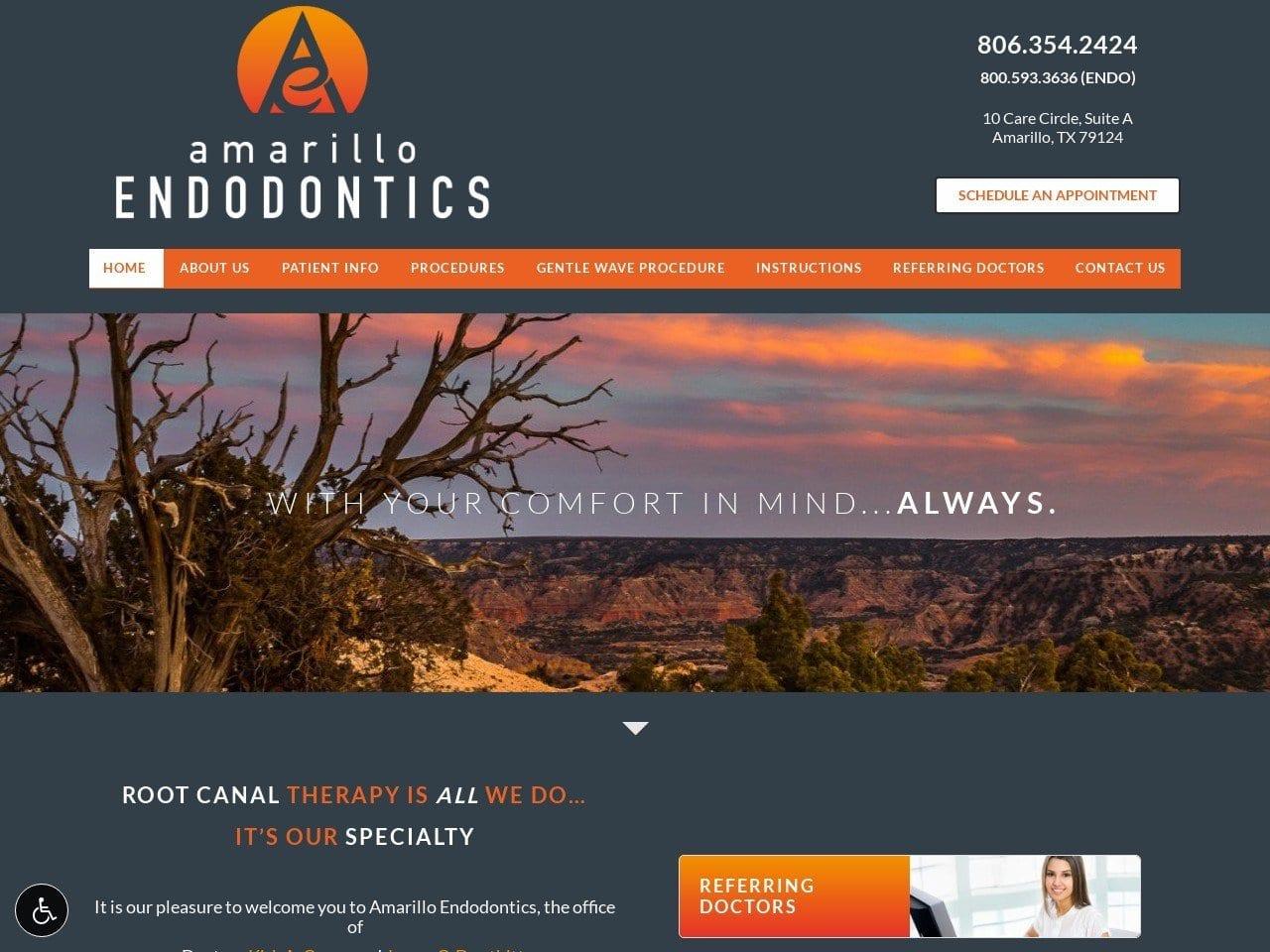 Amarillo Endodontics screenshot