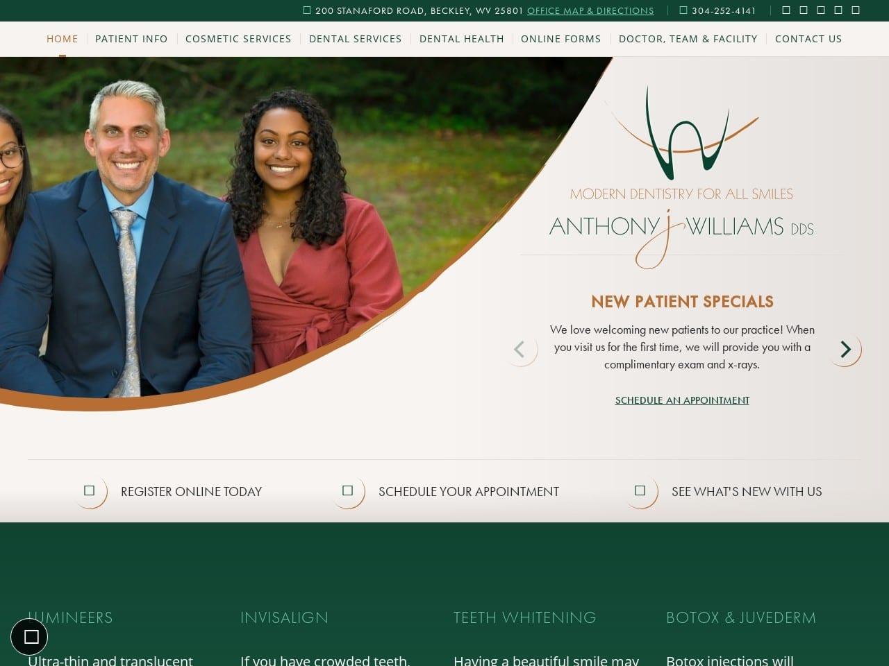 Anthony J Williams DDS screenshot