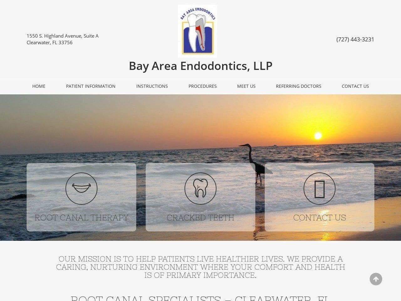Bay Area Endodontics LLP screenshot