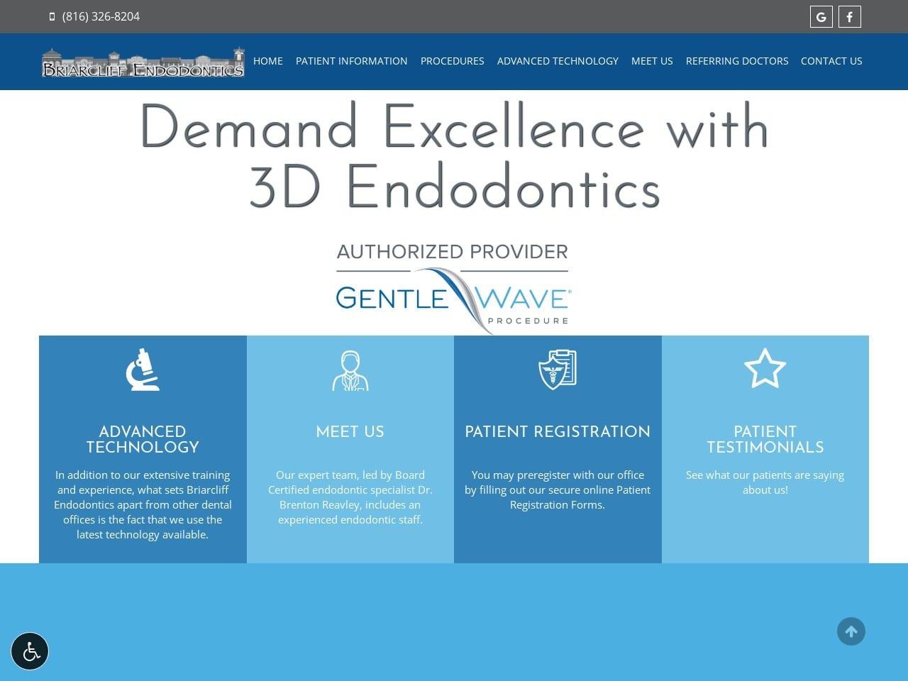 Dr. Brenton A. Reavley DDS screenshot