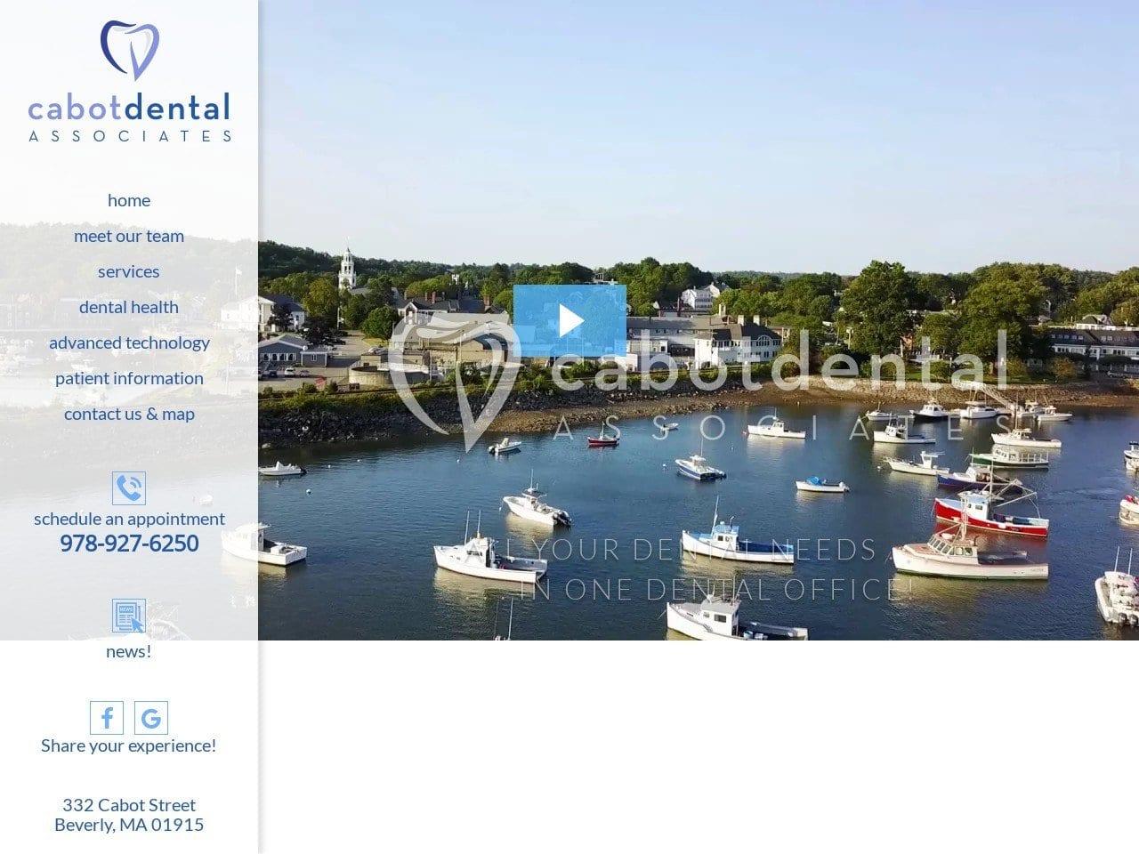Cabot Dental Associates screenshot