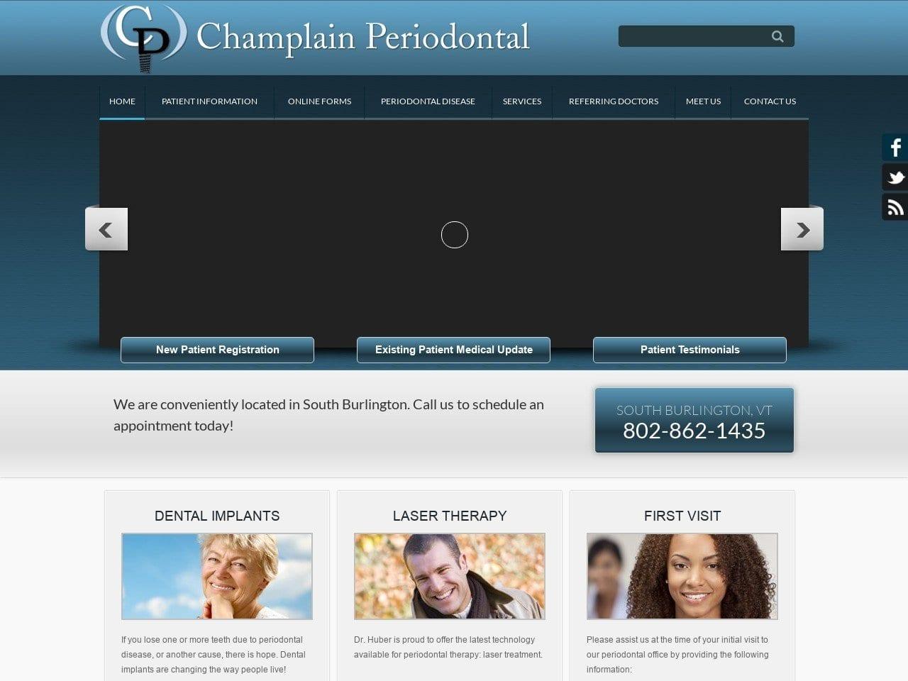 Champlain Periodontal Associates screenshot