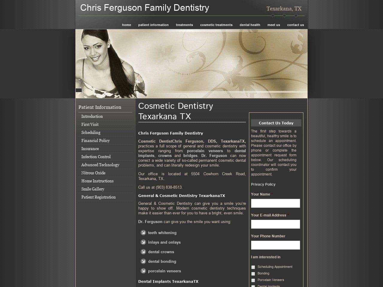 Dr. Christopher A. Ferguson DDS screenshot