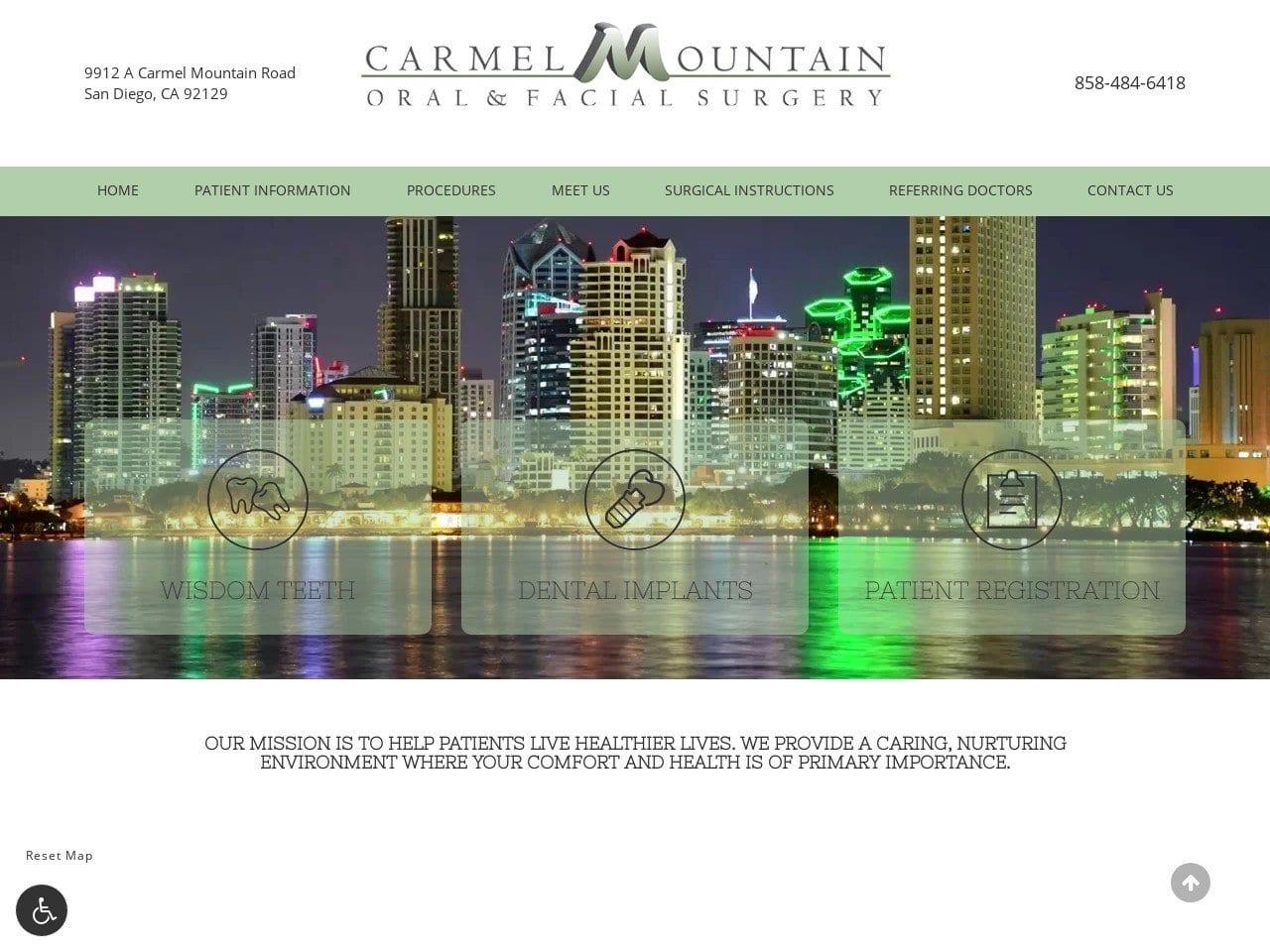 Carmel Mountain Oral Surgery screenshot
