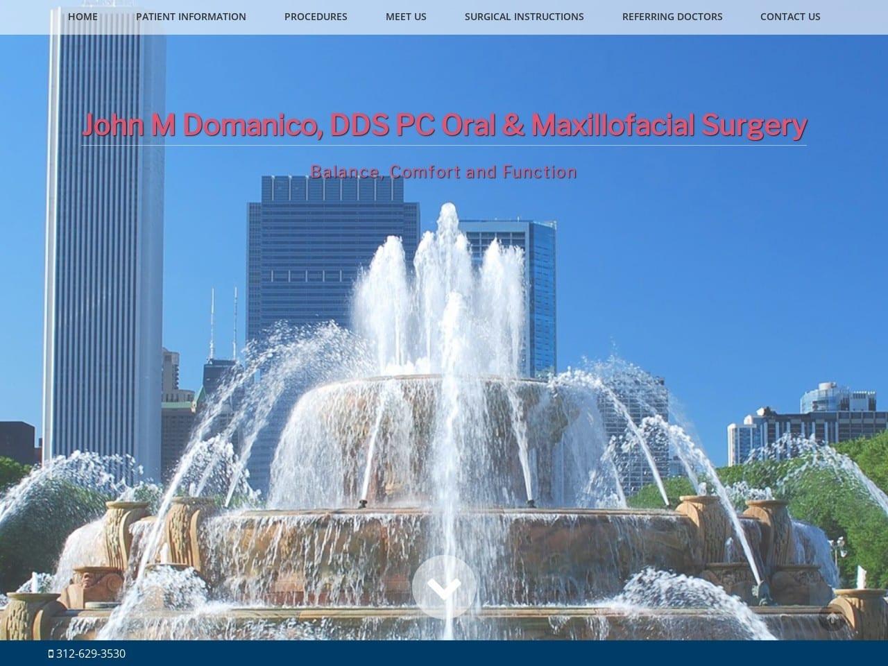 Domanico John M DDS screenshot