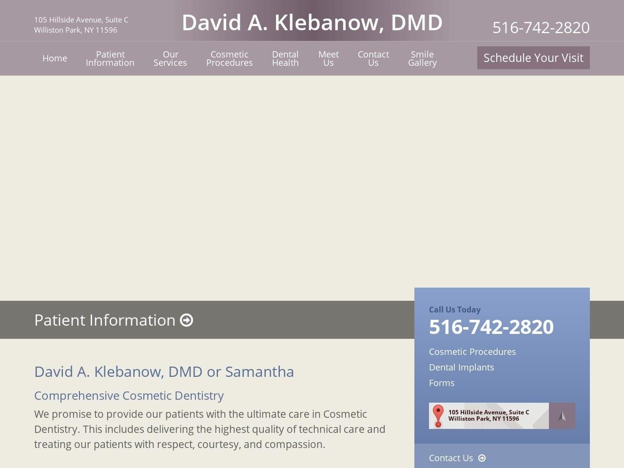 Dr. David A. Klebanow screenshot