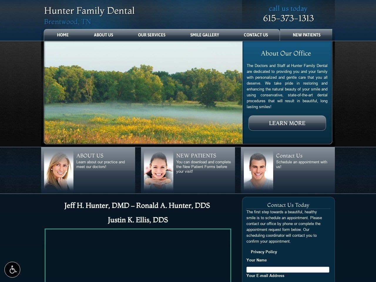 Hunter Jeff H DDS screenshot