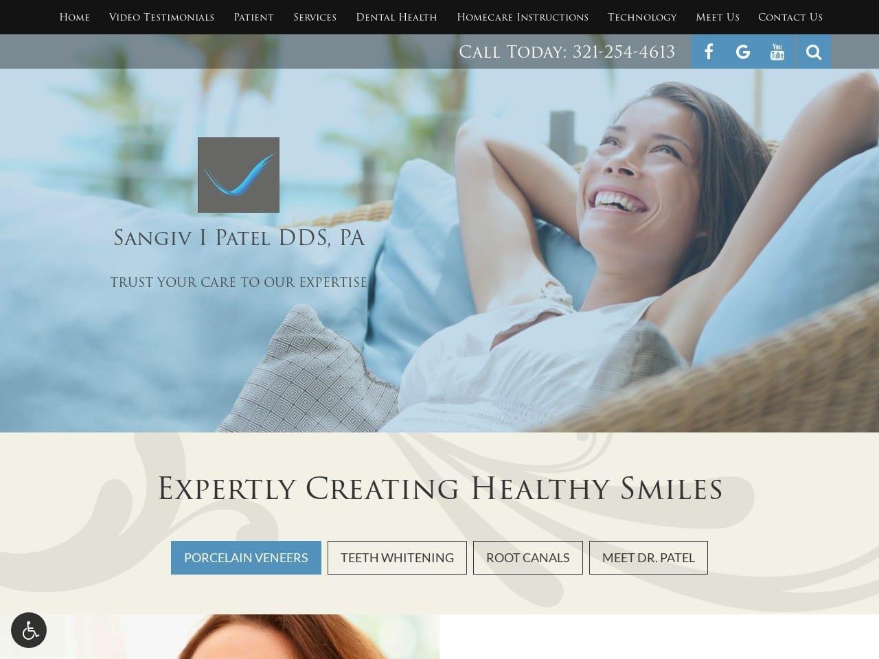 Sangiv I Patel DDS PA screenshot