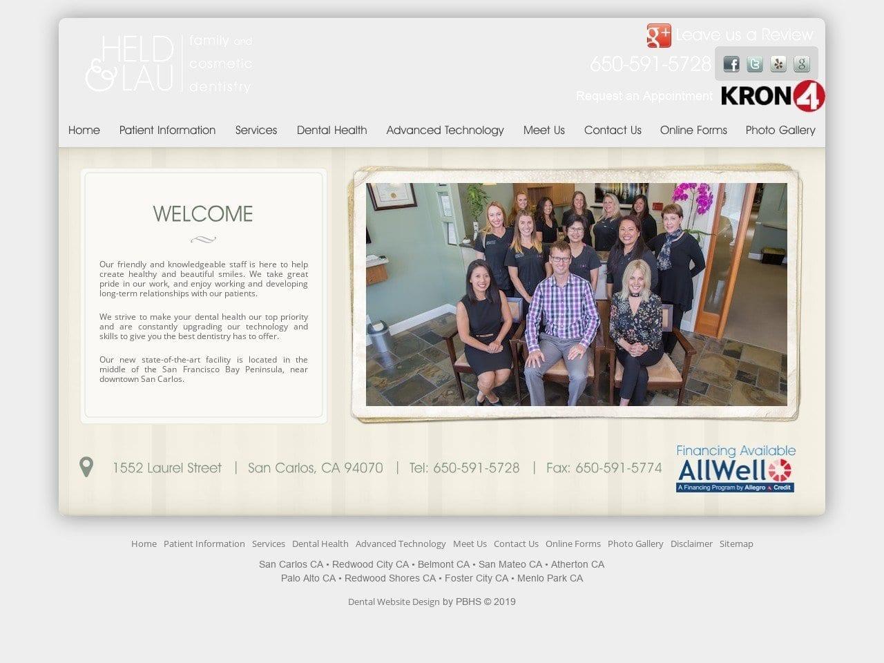 Held & Lau DDS screenshot