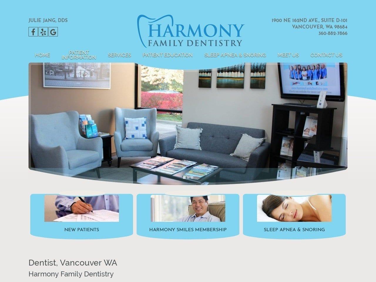 Harmony Family Dentist screenshot