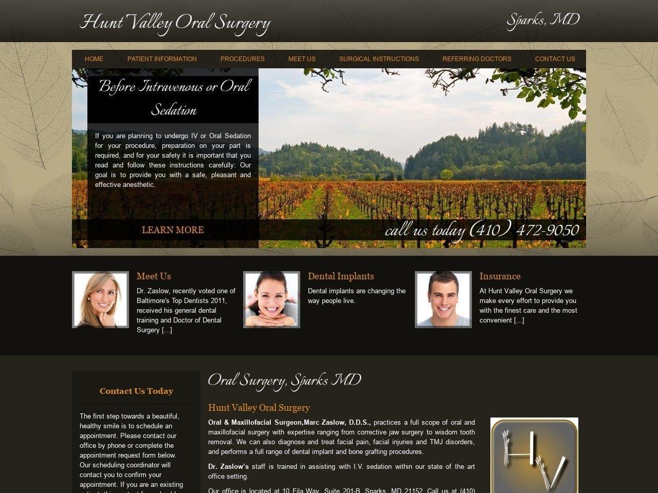 Hunt Valley Oral Surgery screenshot