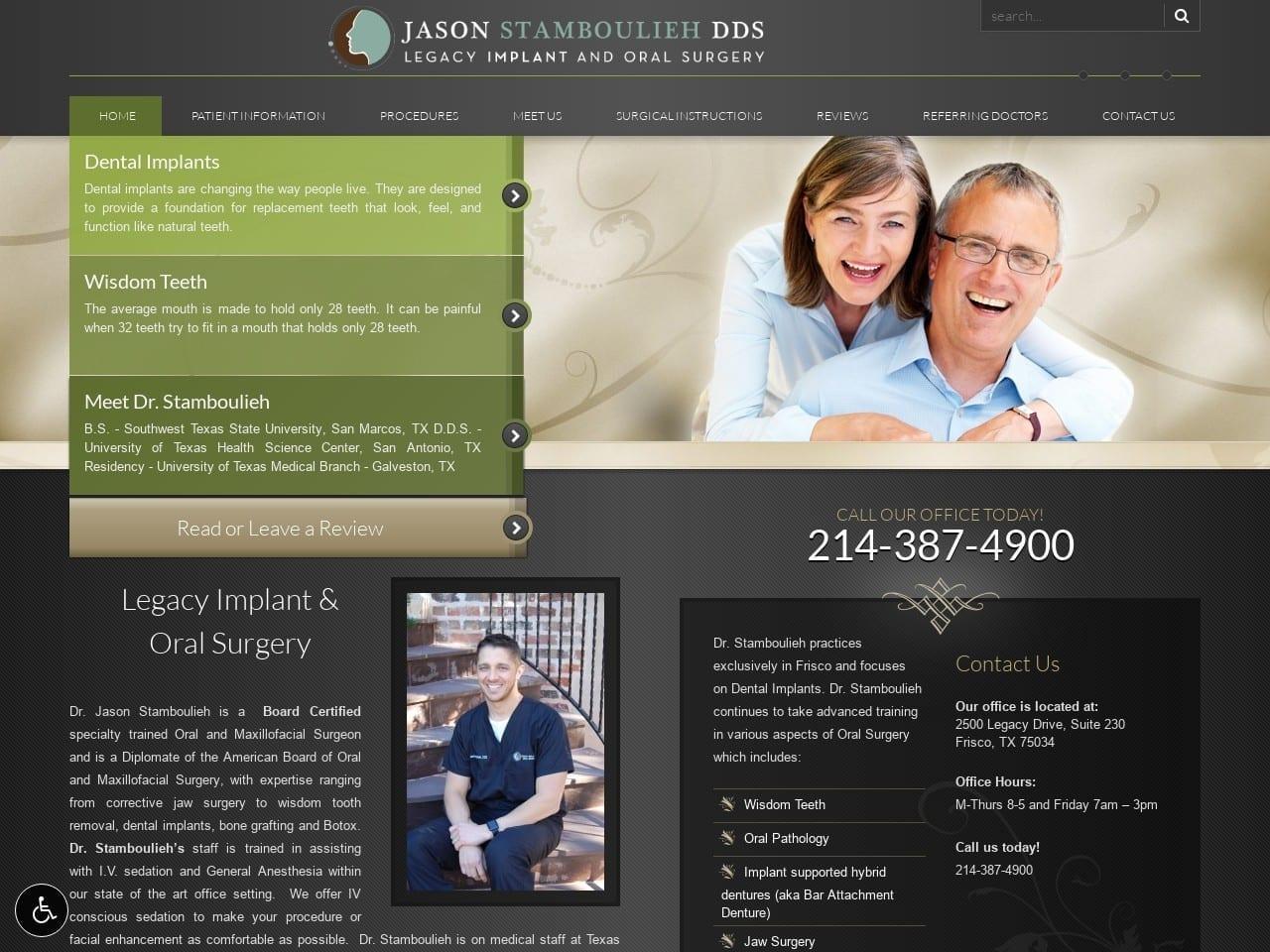 Legacy Oral & Maxillofacial Surgery screenshot