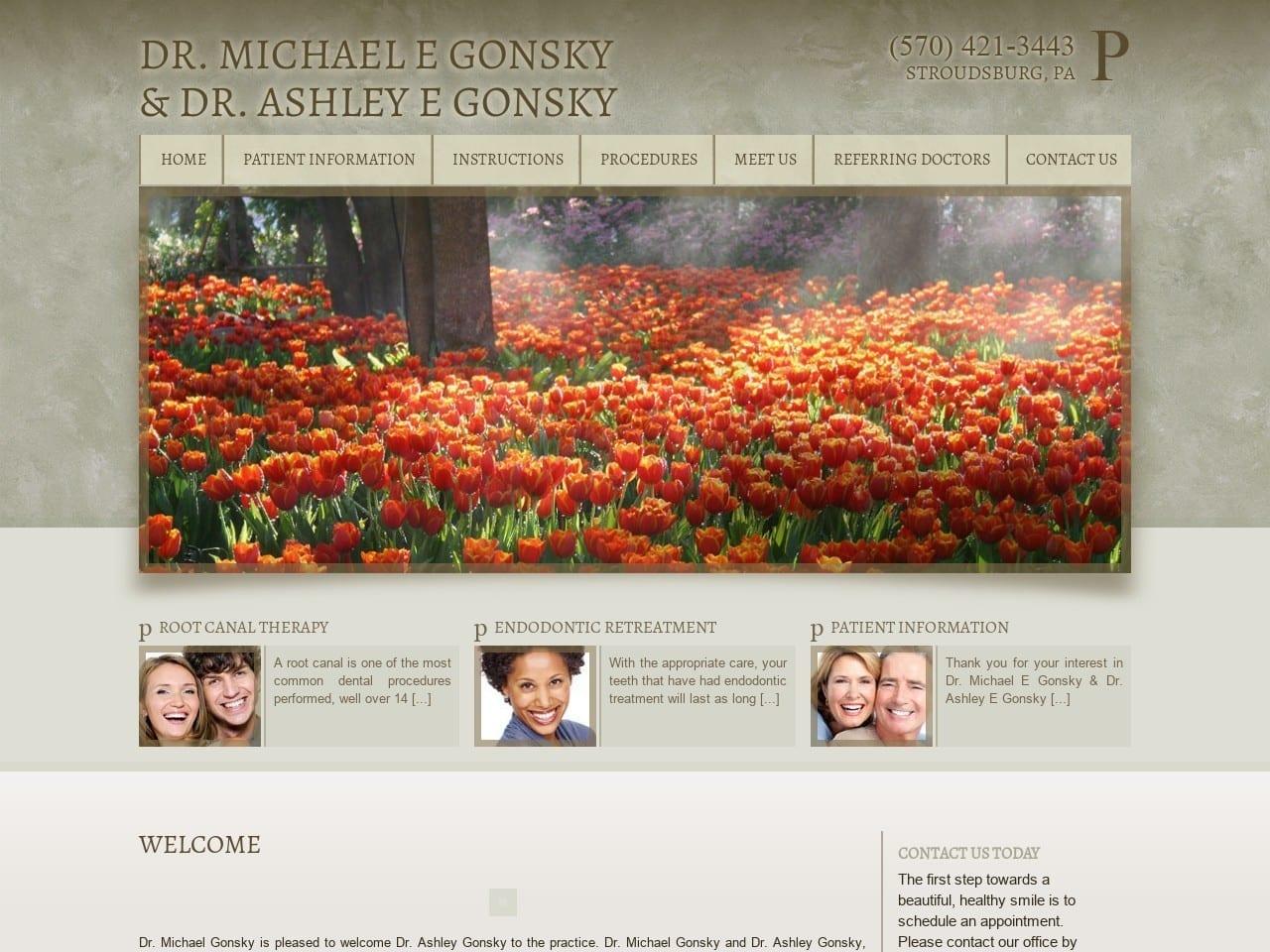 Gonsky Michael E DDS screenshot