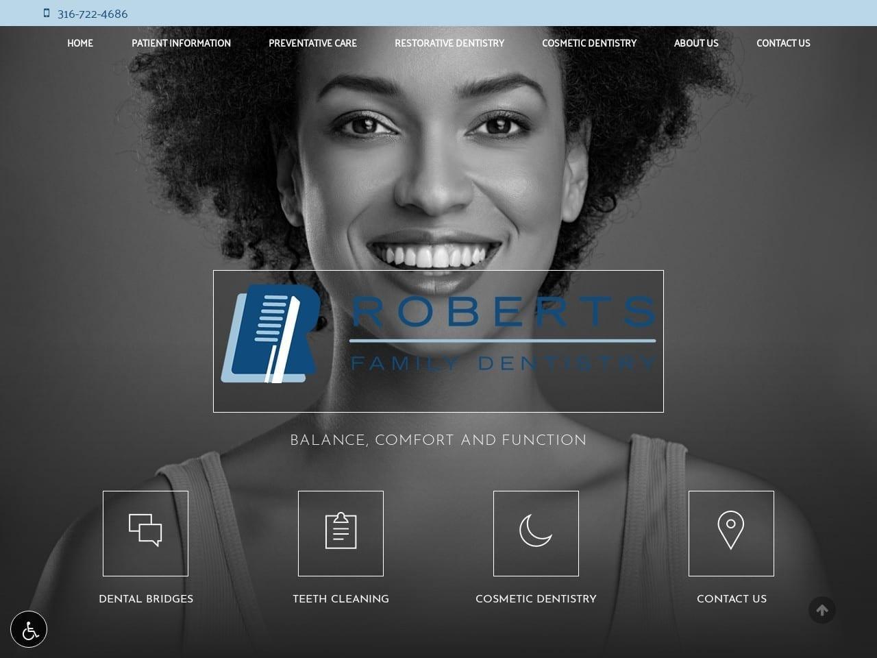 Roberts Family Dentistry screenshot