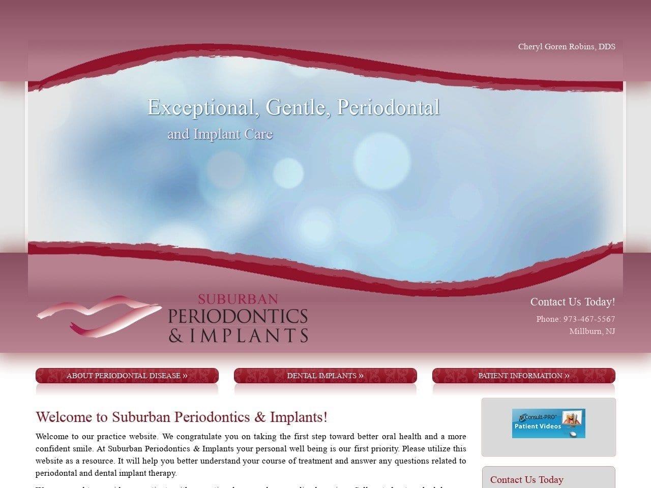 Suburban Periodontics & Implants screenshot