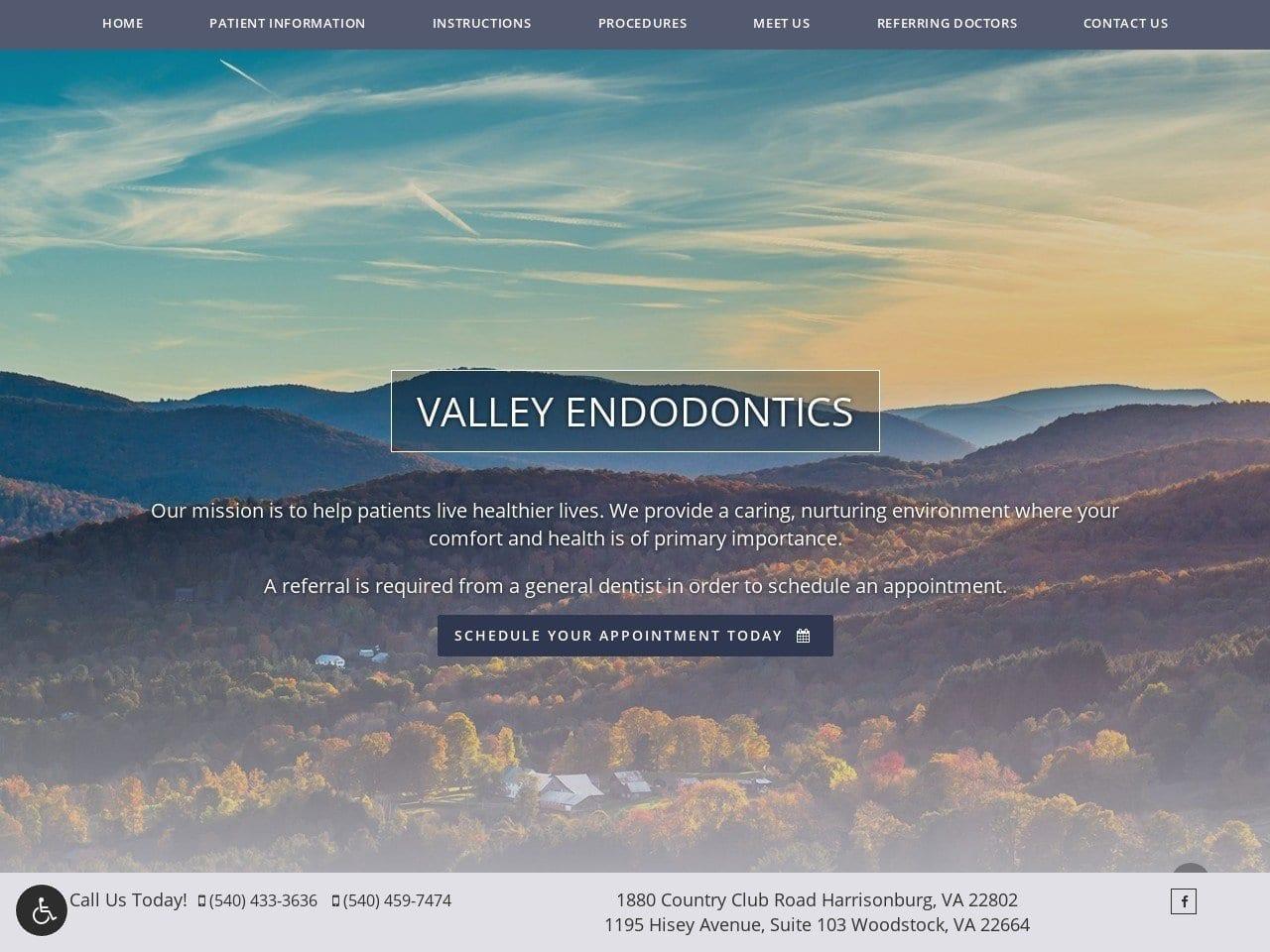 Valley Endodontics Ltd screenshot