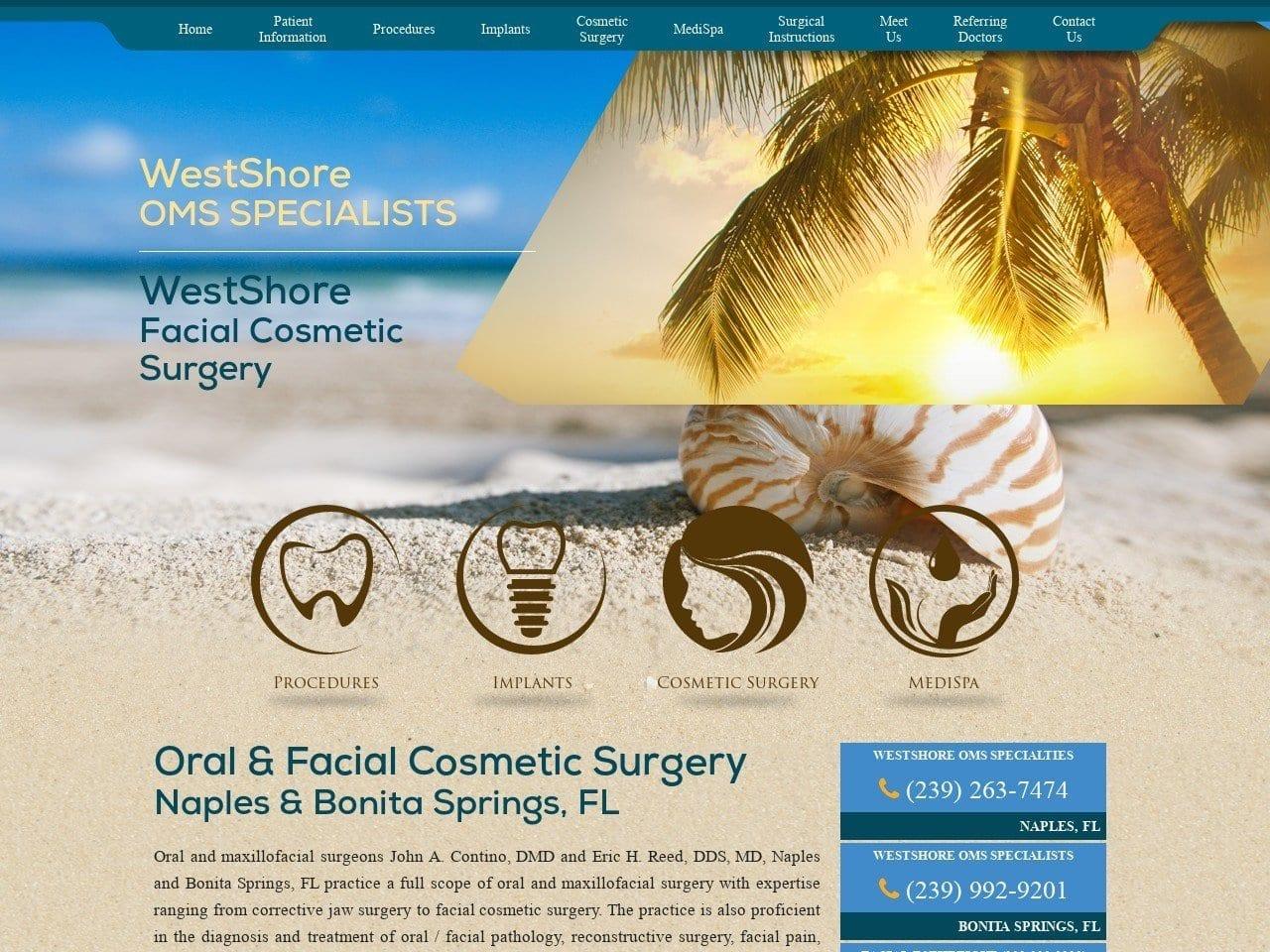 Dr. Eric H. Reed DDS MD screenshot