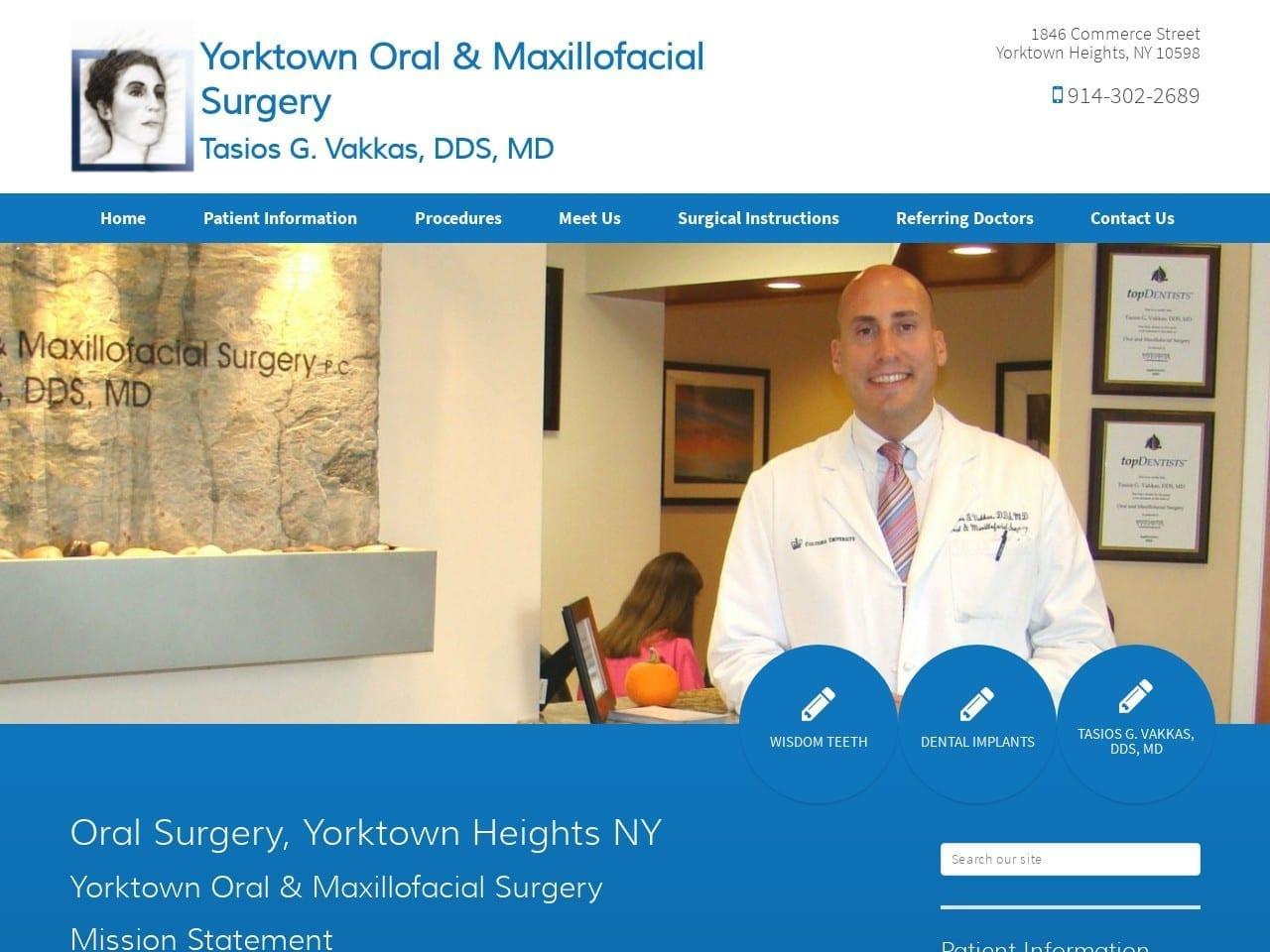 Tasios G. Vakkas DDS MD screenshot