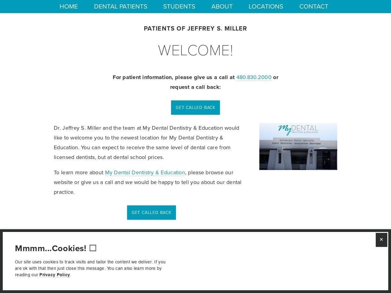 Jeffrey S. Miller DDS PC screenshot
