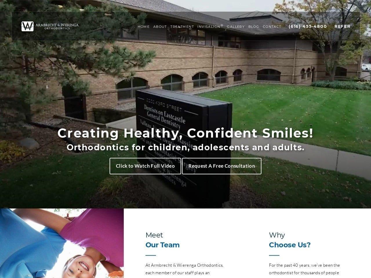 Armbrecht Orthodontics Armbrecht Gary DDS screenshot