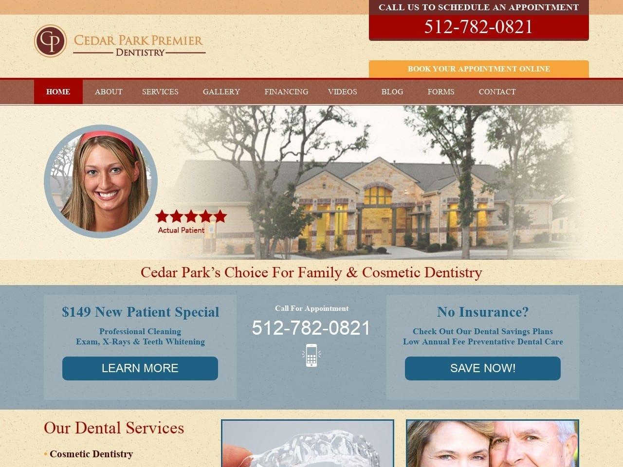 Cedarpark Dental screenshot