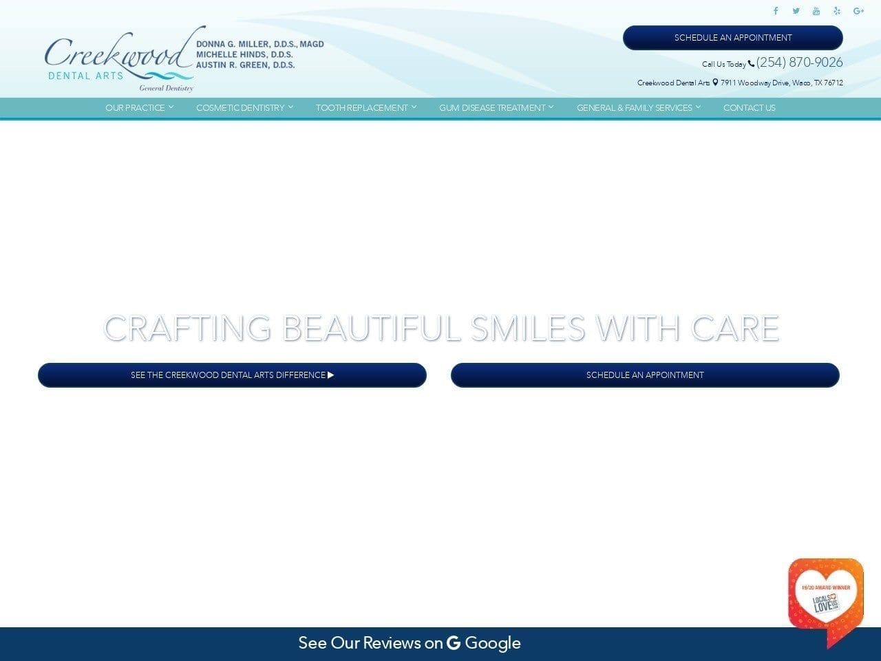 Creekwood Dental Arts screenshot