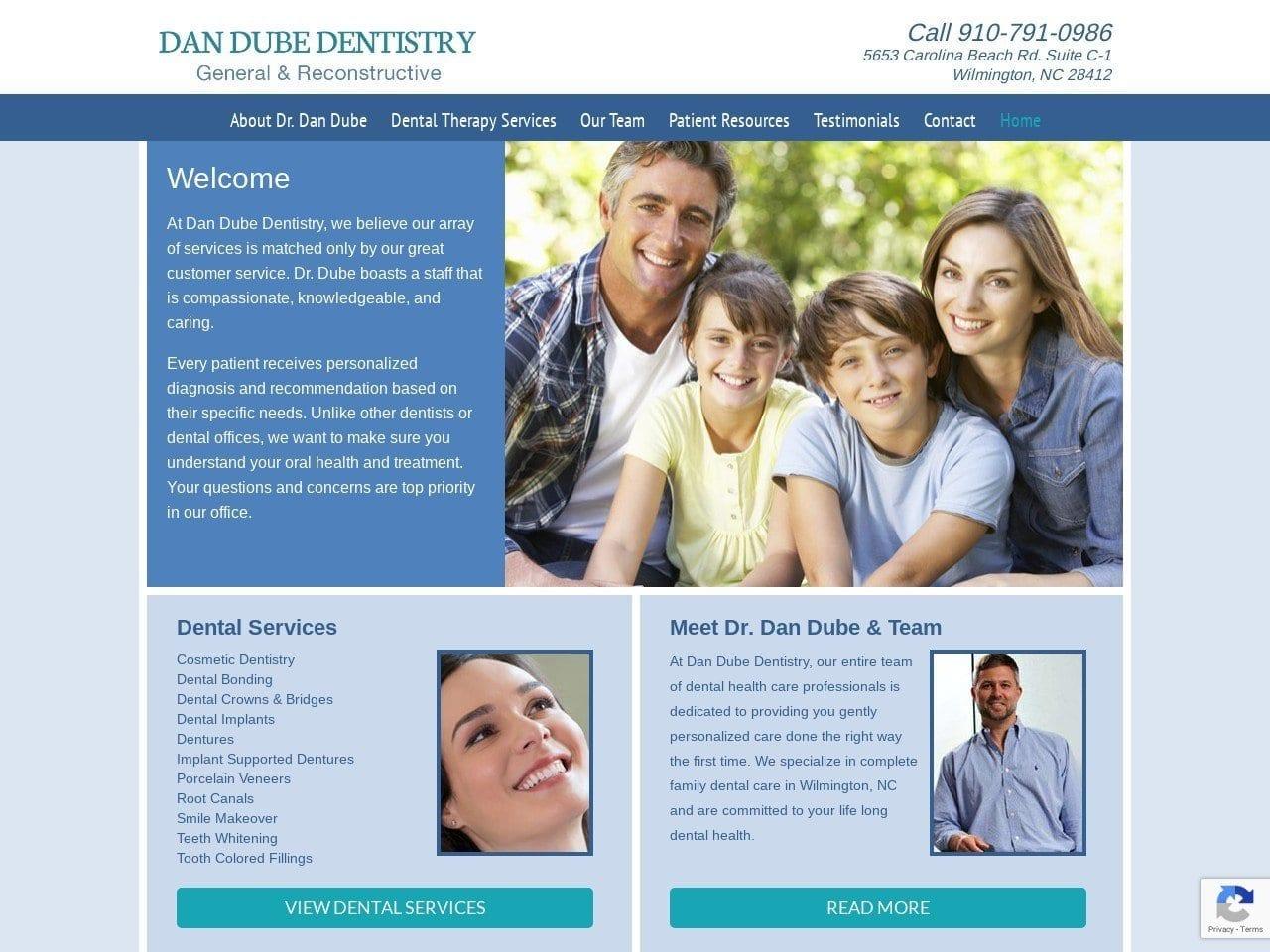 Dan Dube Dentistry screenshot