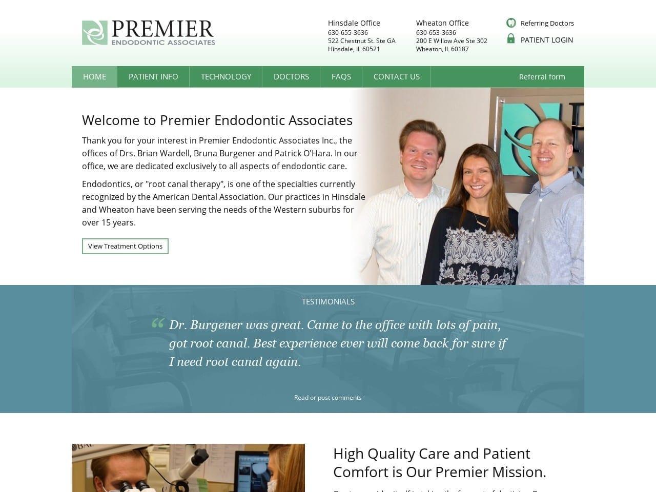 Premier Endodontics screenshot
