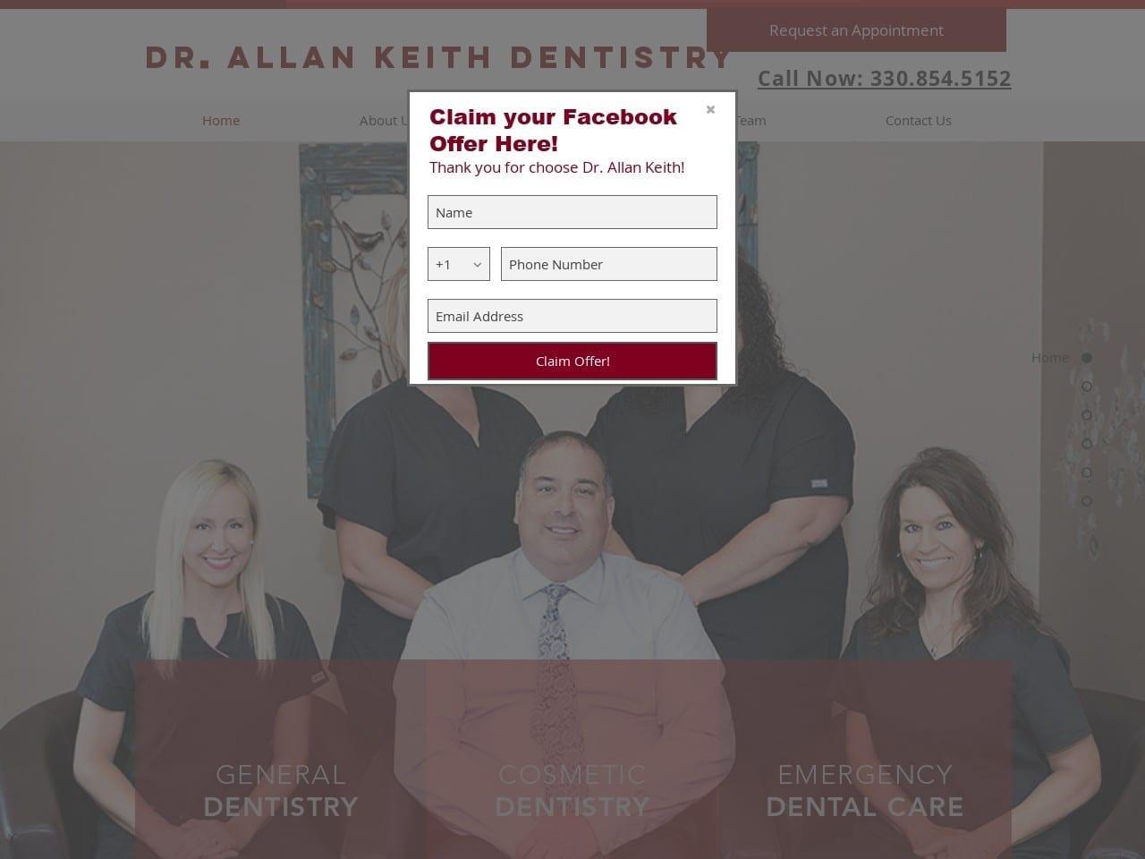 Allan Keith Dentist screenshot