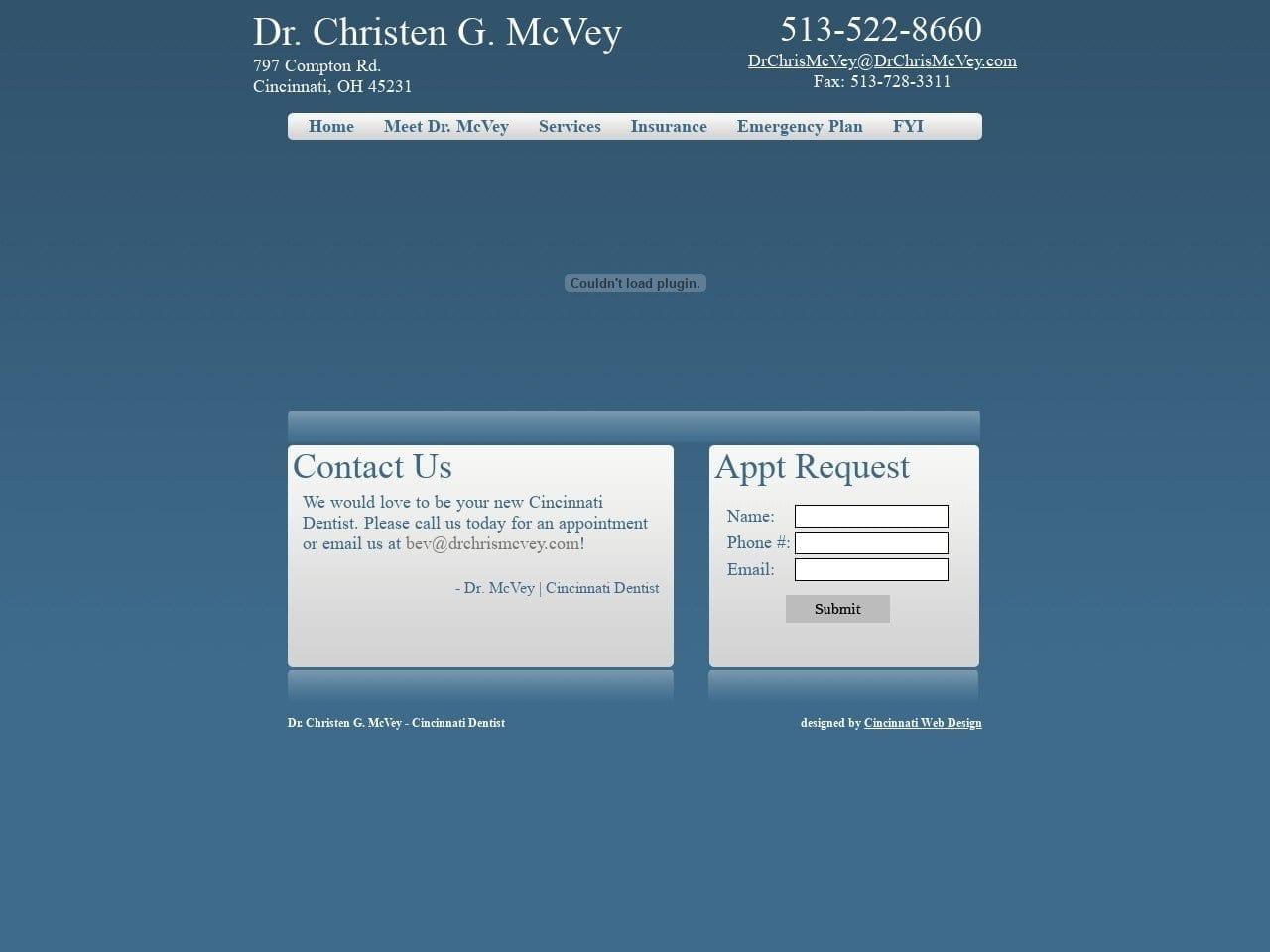 Christen G. McVey DDS screenshot