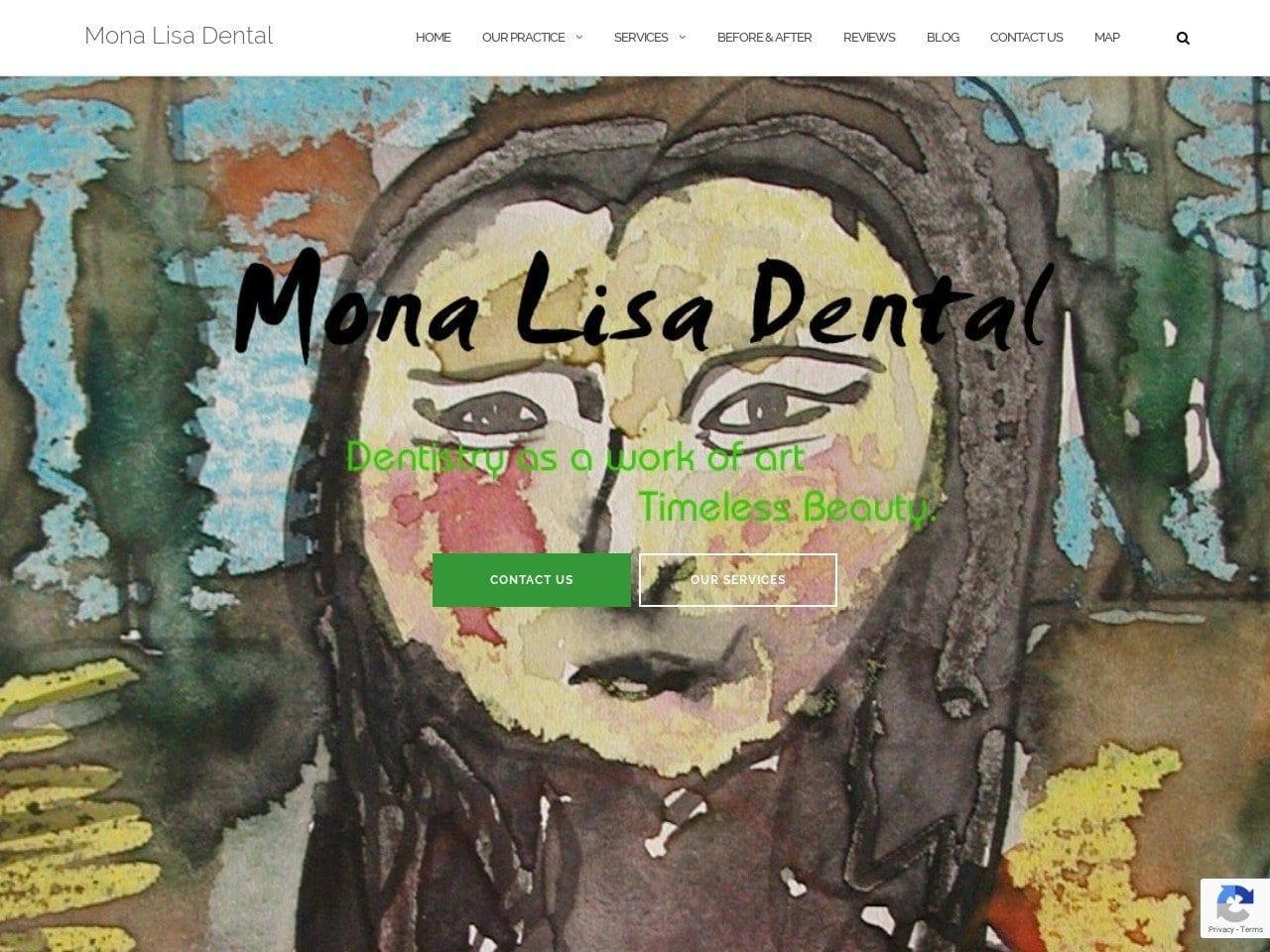 Mona Lisa Dental screenshot