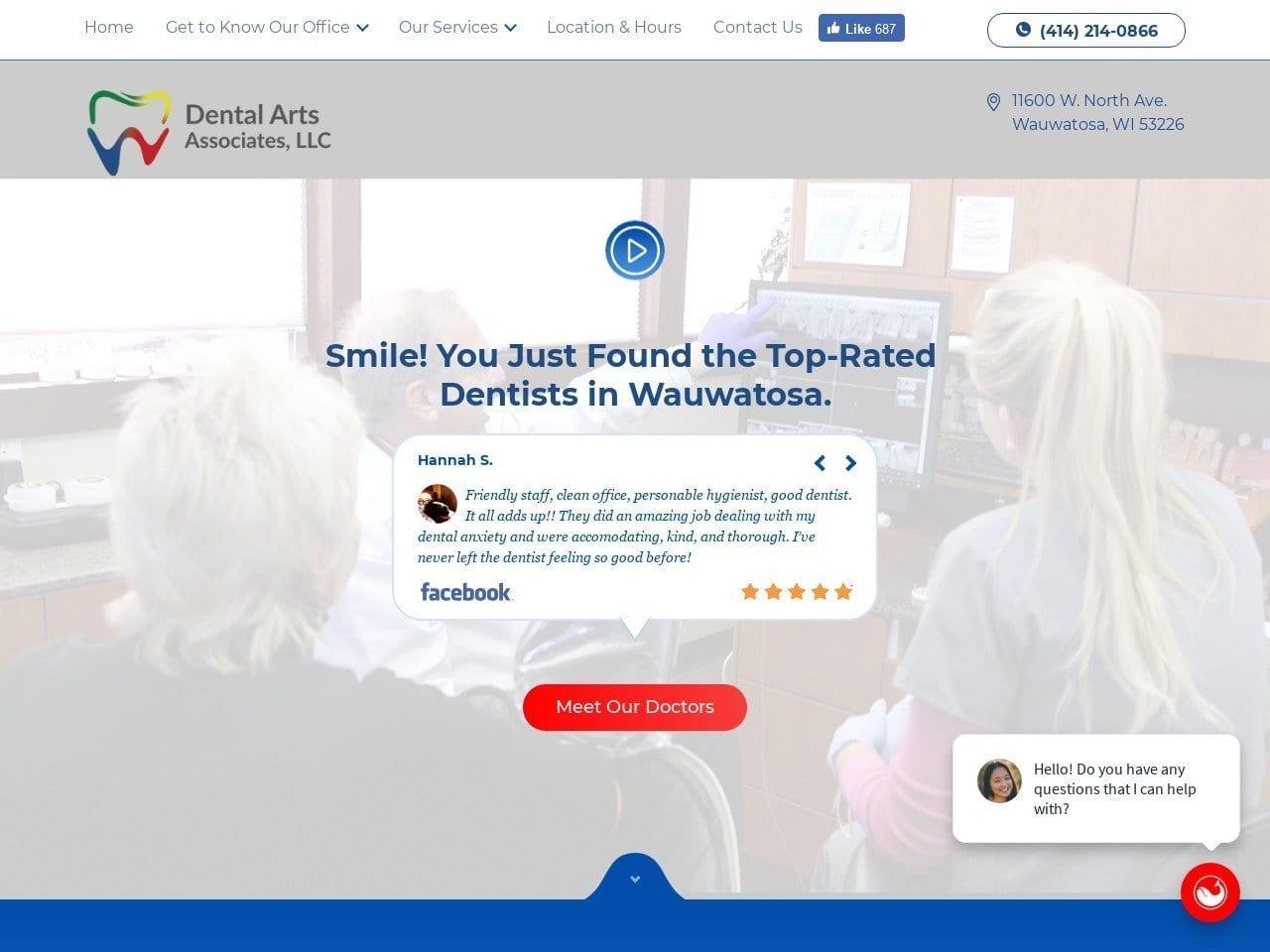 Dental Arts Associates screenshot