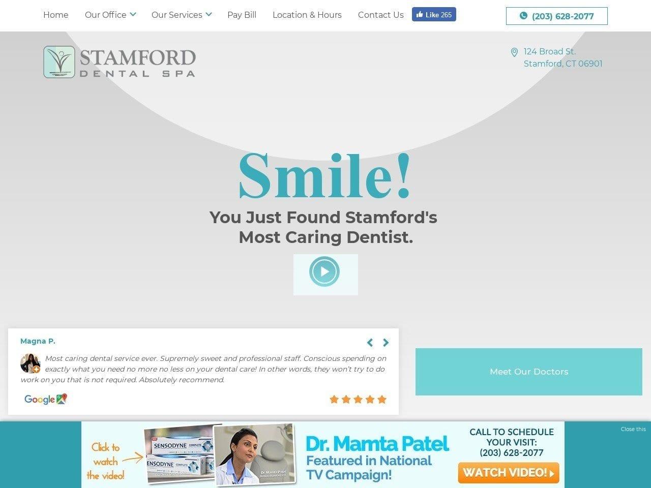 Stamford Dental Spa screenshot