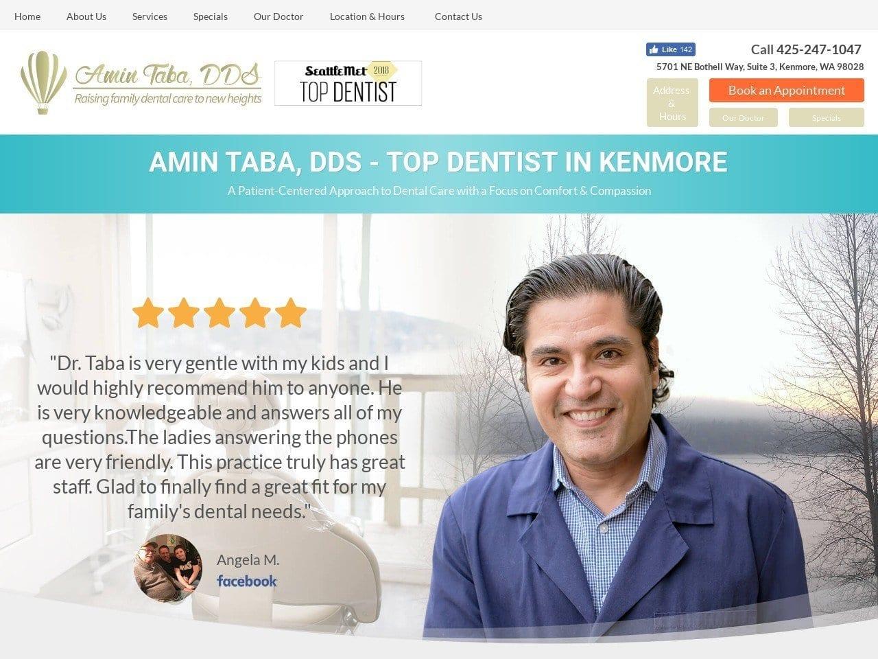 Amin Taba Dentist screenshot