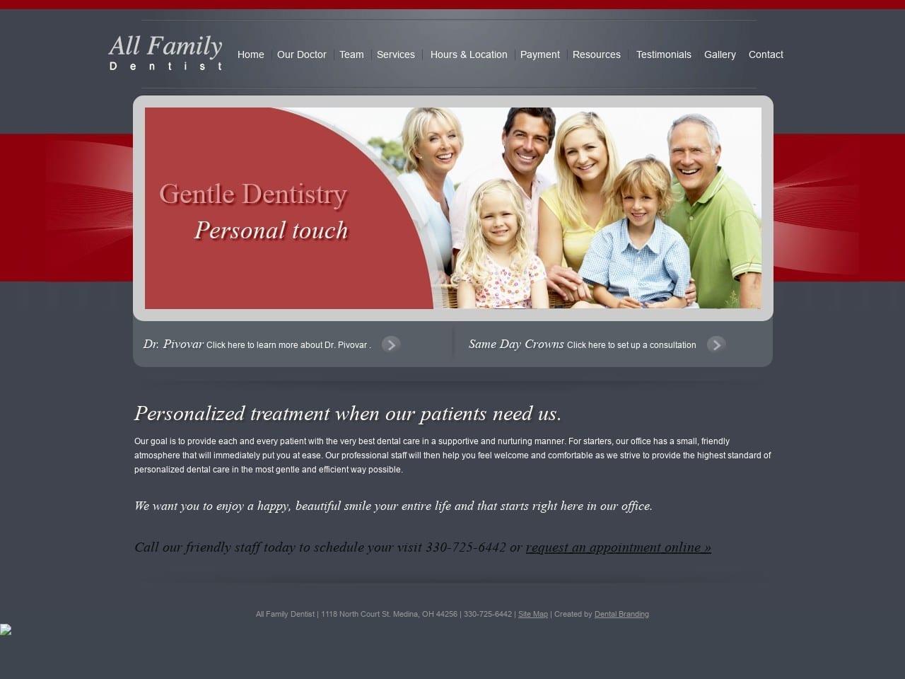 Norman M Pivovar Dds screenshot