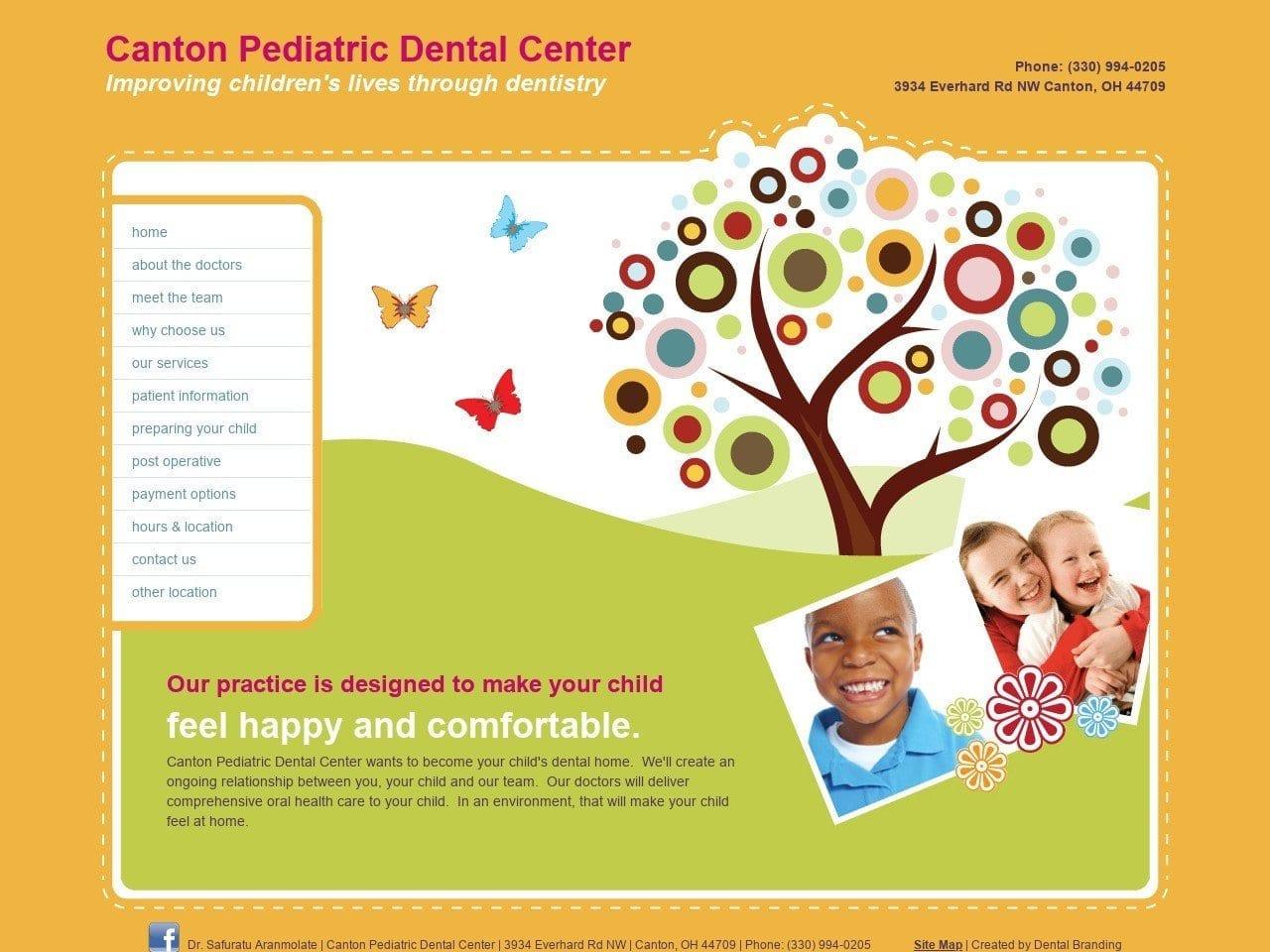 Canton Pediatric Dental Center screenshot