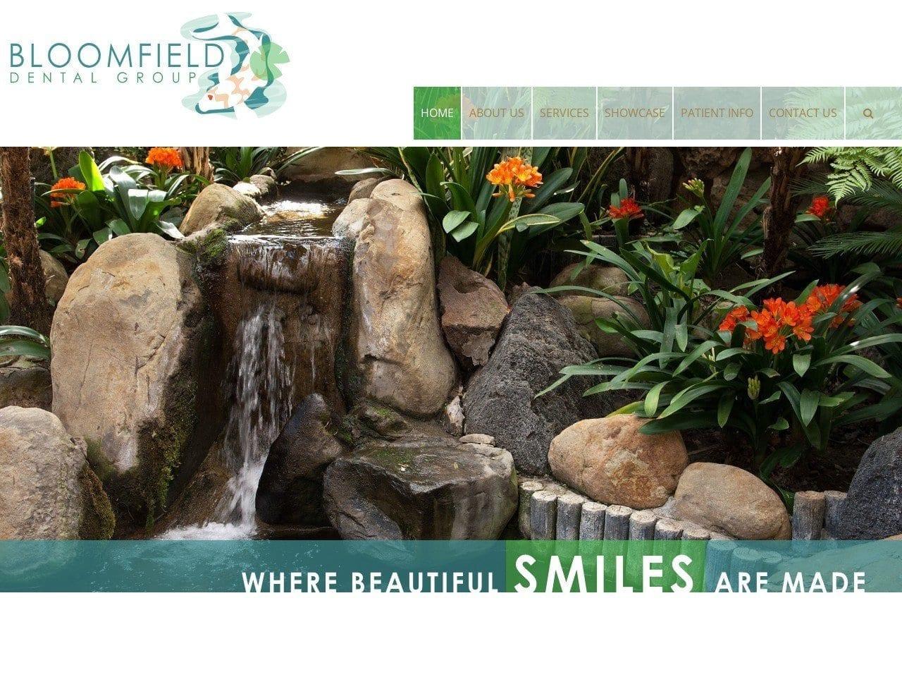 Bloomfield Dental Group screenshot