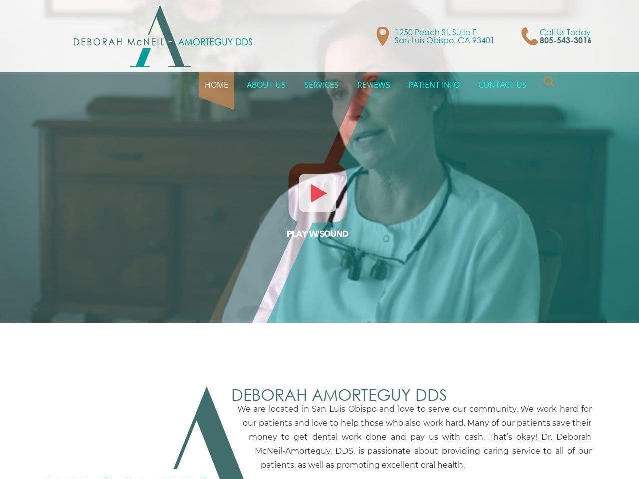 Amorteguy Deborah DDS screenshot