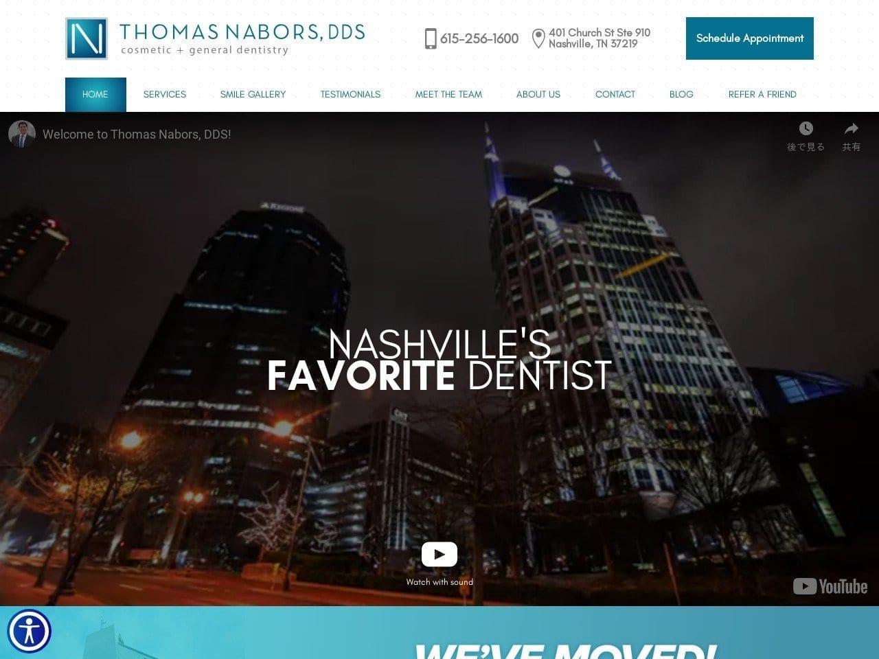 Thomas W. Nabors DDS screenshot
