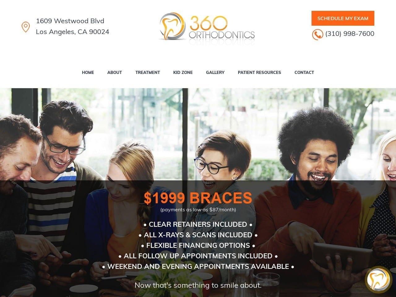 360 Orthodontics screenshot