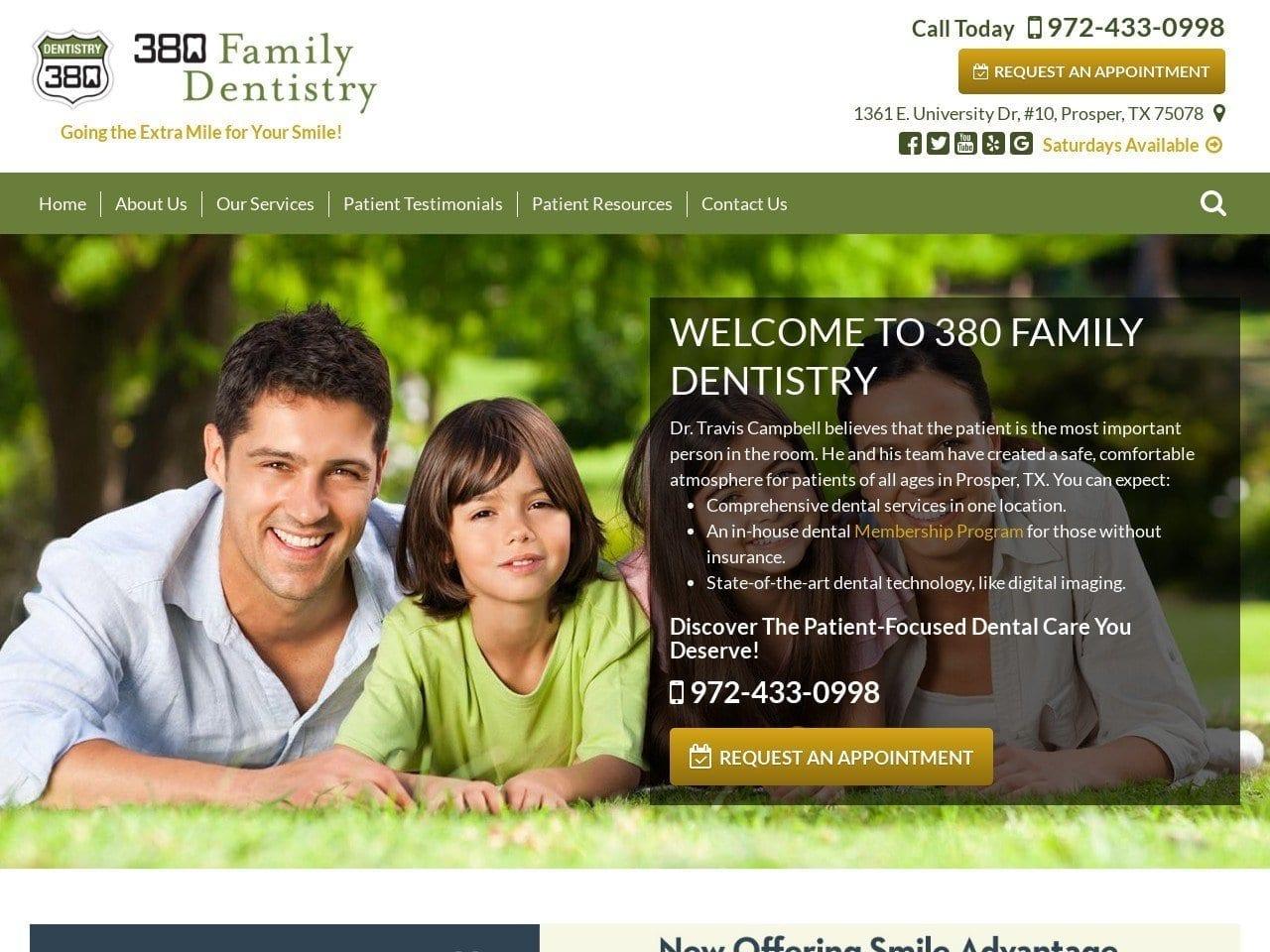 Dr. Travis Campbell DDS screenshot