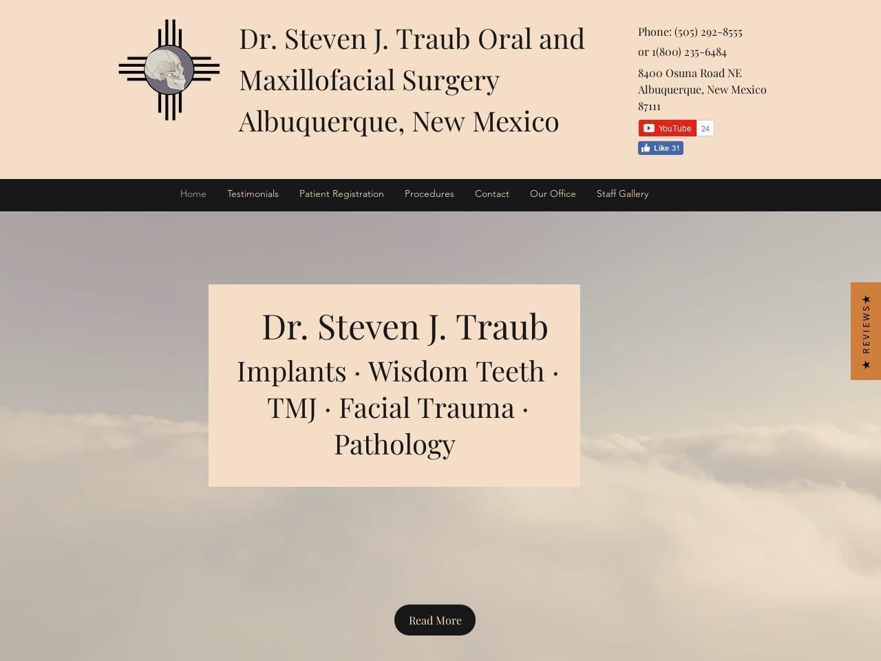 Albuquerque Dental Implant Center screenshot