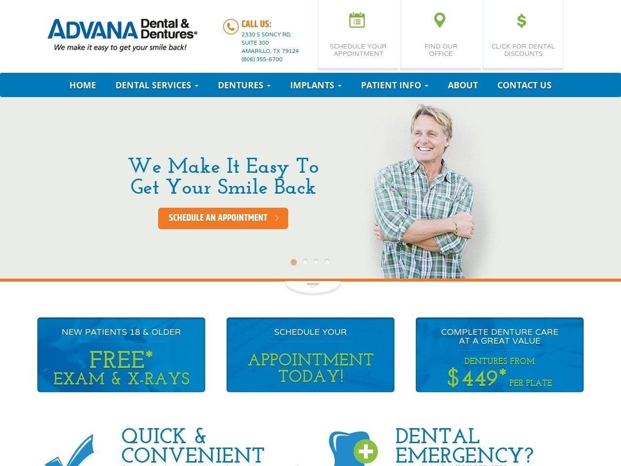 Advana Dental Dentist screenshot