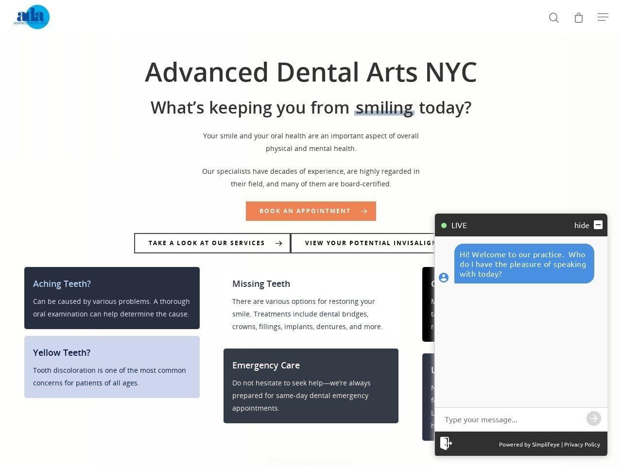 Advanced Dental Arts screenshot